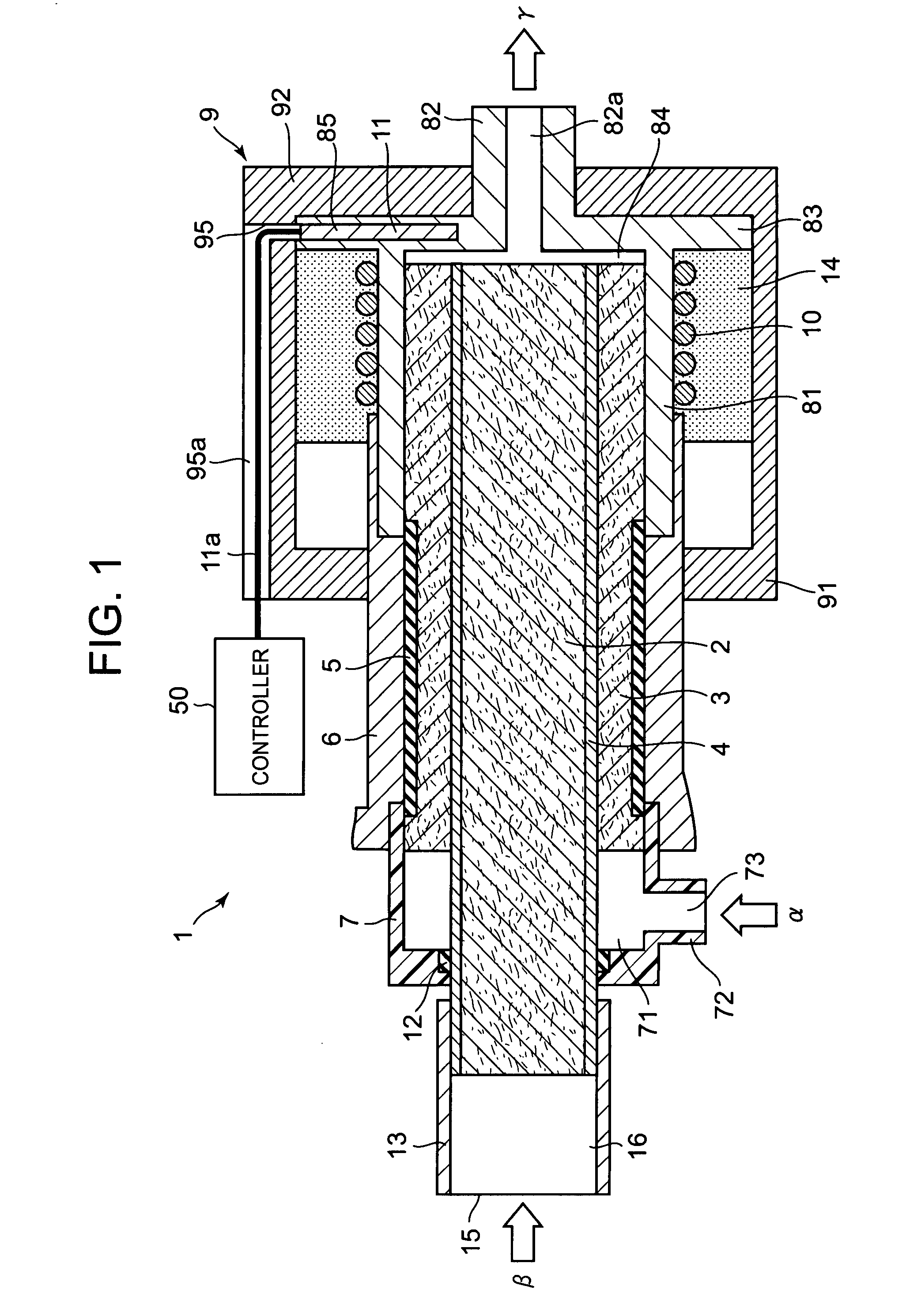 Vaporizer, fuel cell having vaporizer, and vaporizing method