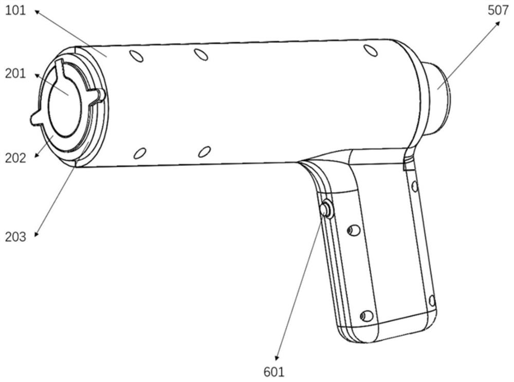 Dermatoscope capable of adjusting working distance and being used for assisting confocal microscope