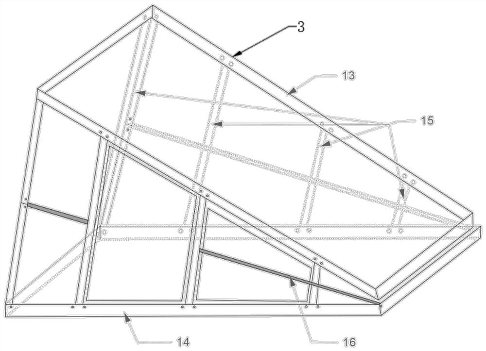 Carbon fiber car roof tent