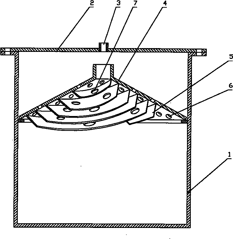 Marsh gas reactor with crusting resistance device