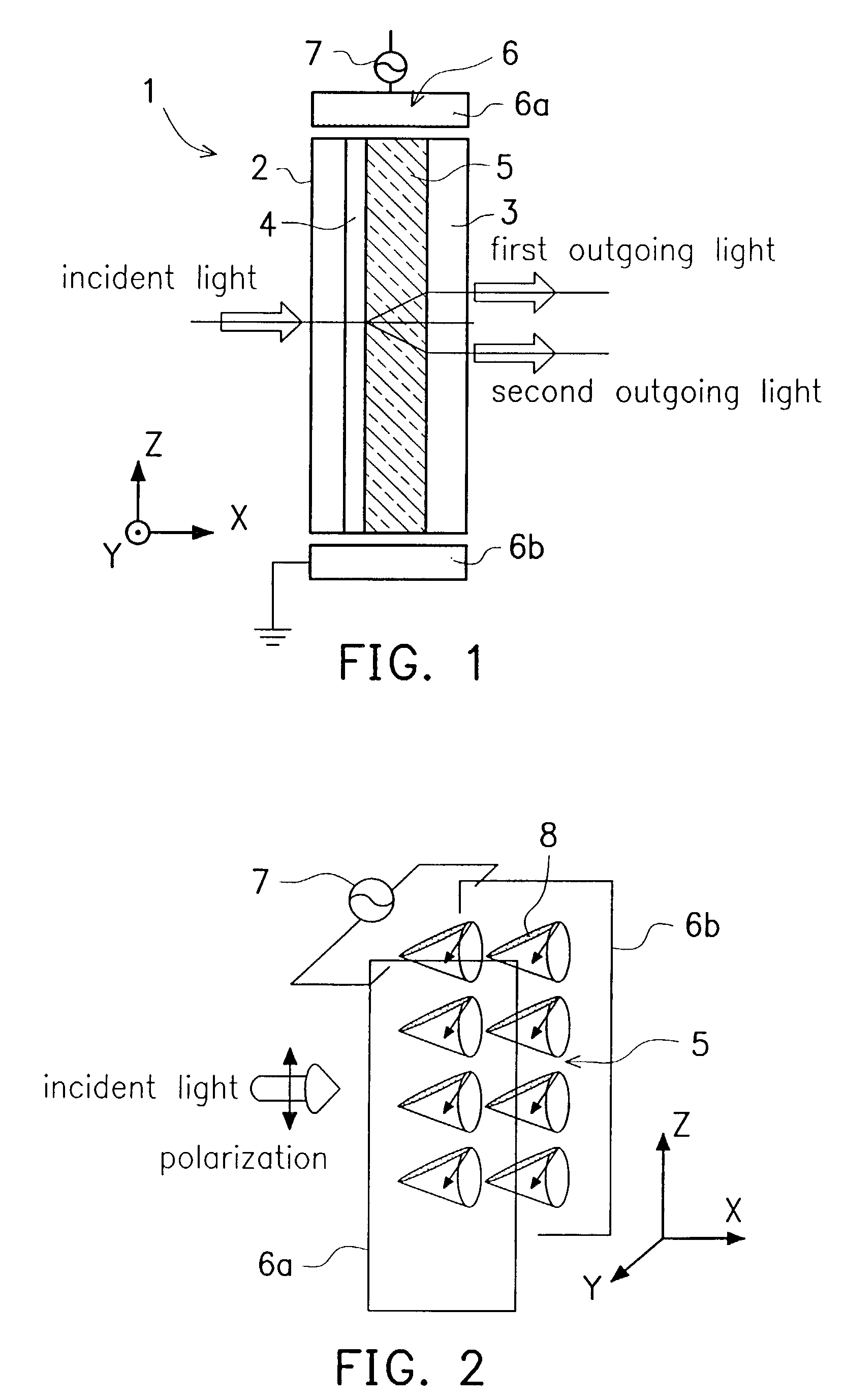 Light deflection element, light deflection device and image display device