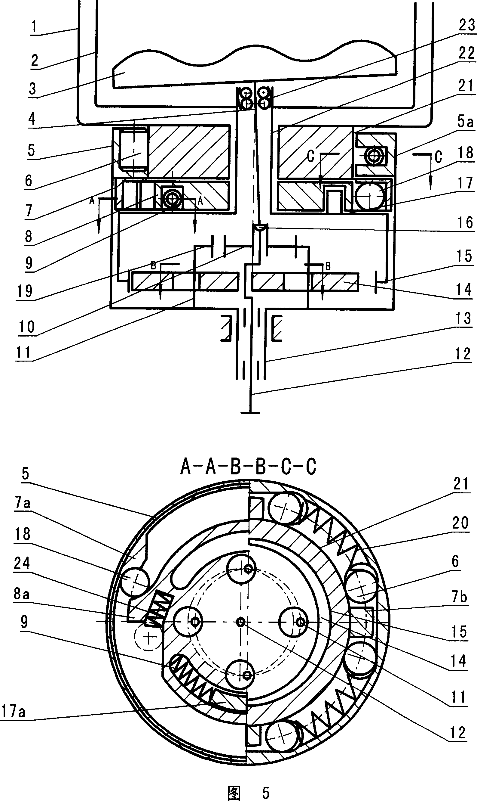 Full automatic speed reducing clutch and the washing machine therewith and washing method