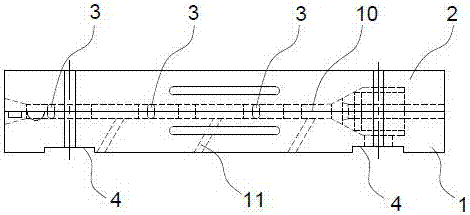 Reverse multi-angle blowing and drying device