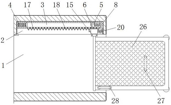 Auxiliary safety isolation mechanism for self-storage hidden pedals of rail transit trains