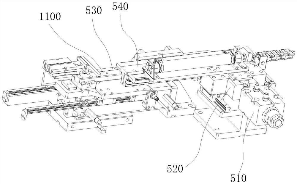 Three-dimensional bending device for vehicle door reinforcing rod