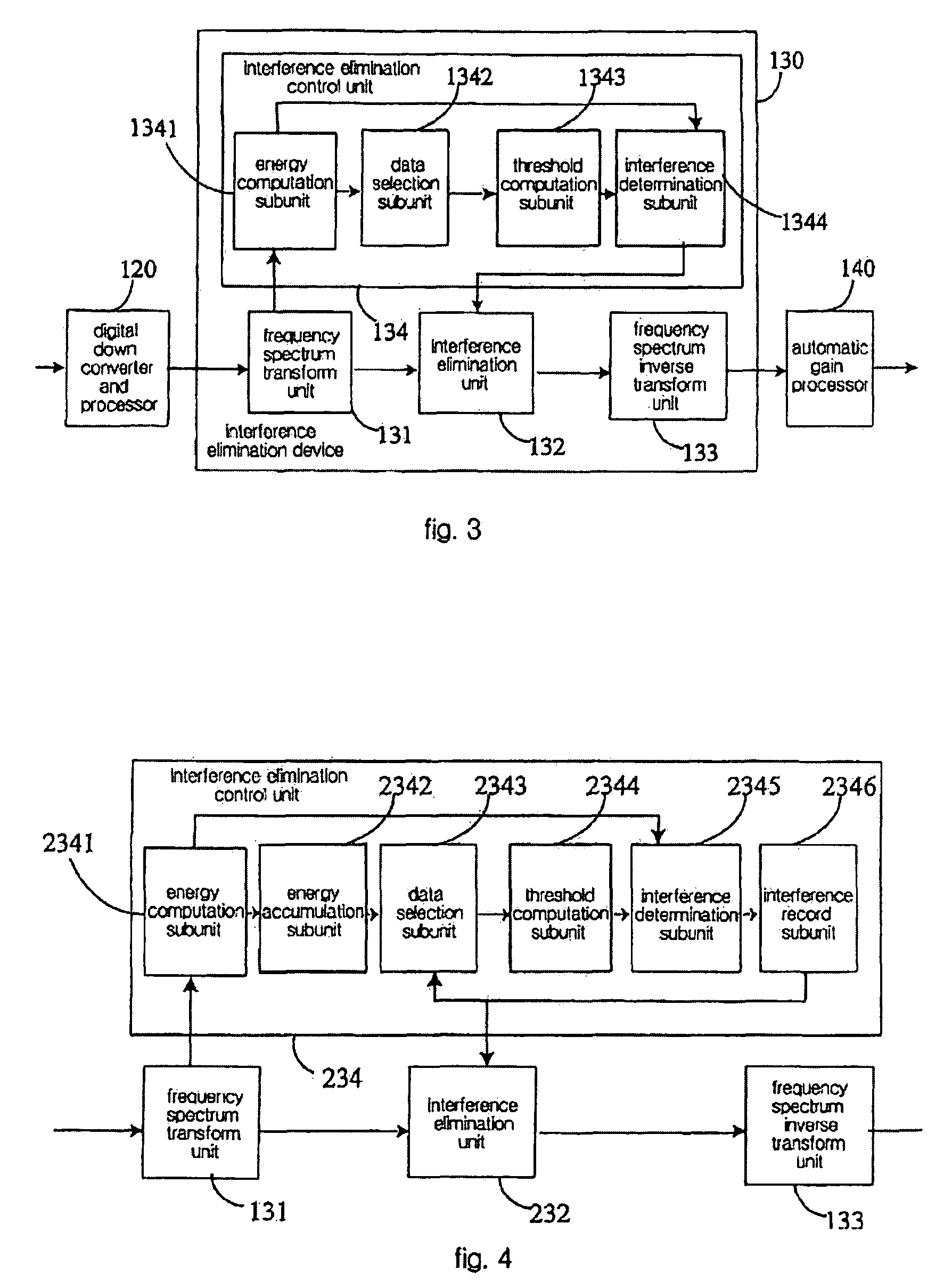 Method and device for removing narrow band interference in spreading frequency system