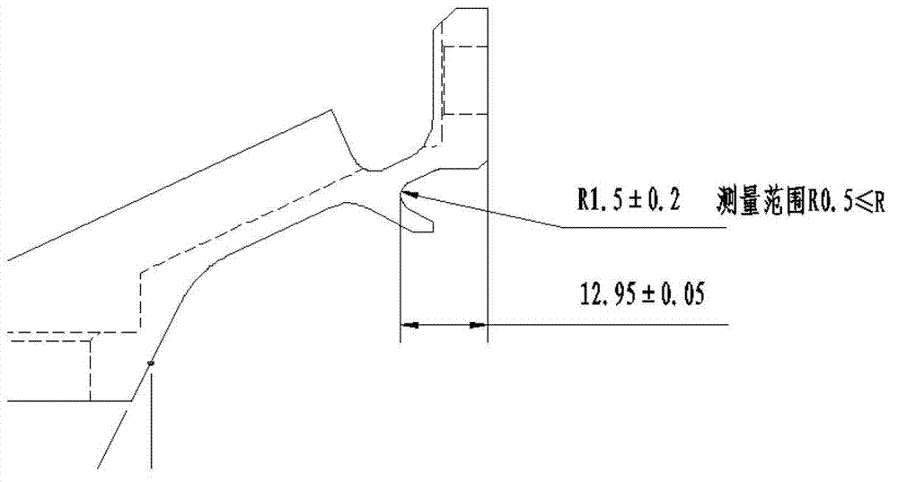 Method for realizing on-line measurement of multi-purpose measuring head for vertical numerically controlled lathe