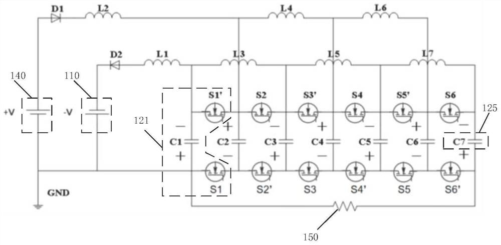 Bipolar pulse generation circuit, device and method