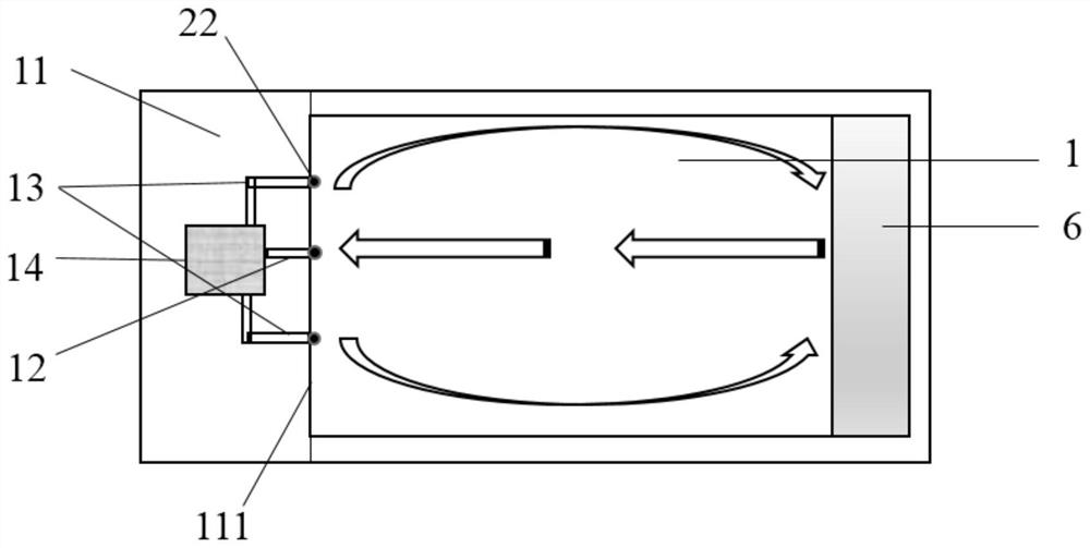 Efficient constant-temperature water bath box used for laboratory and capable of conducting automatic purification