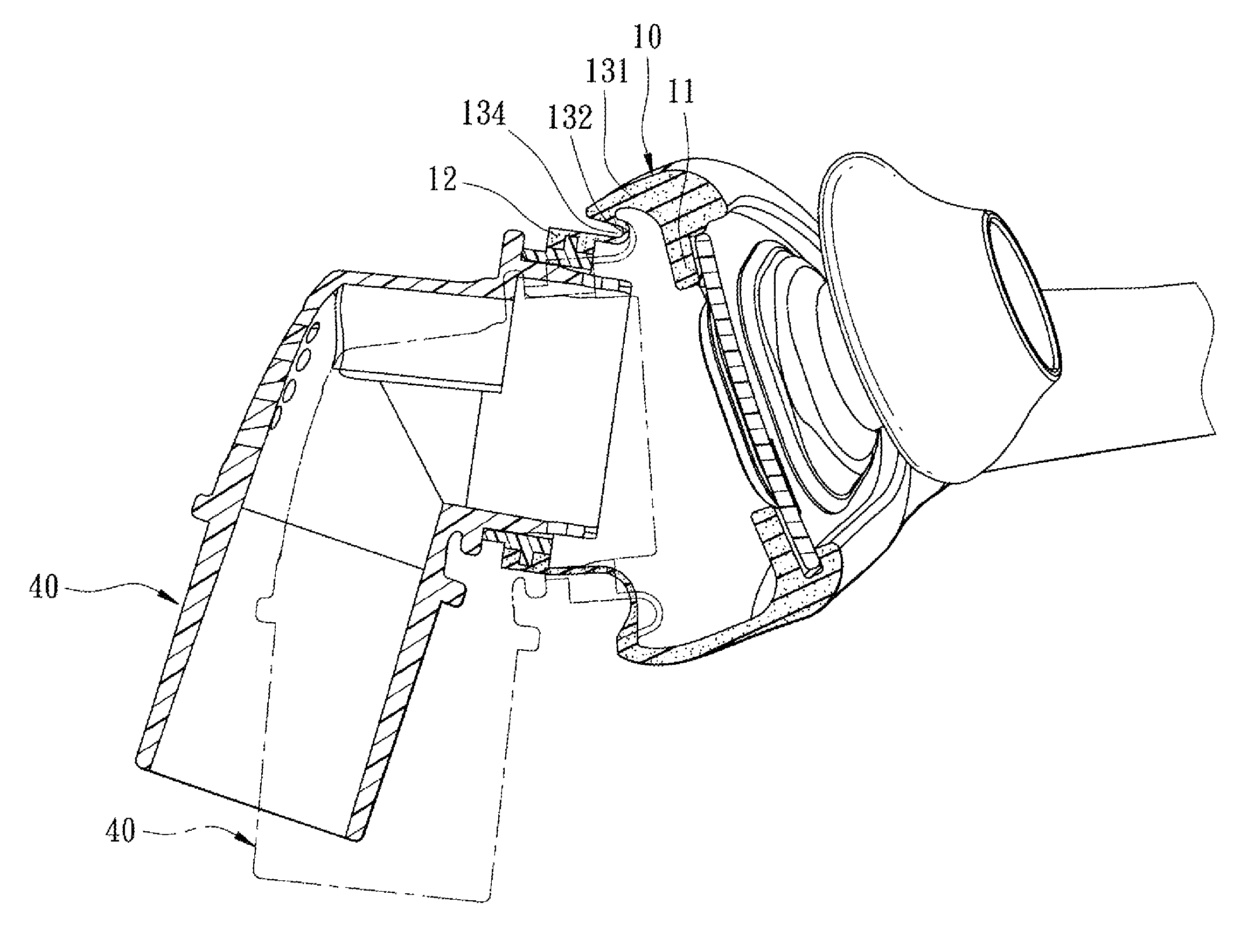 Breathing assistance apparatus having floating function