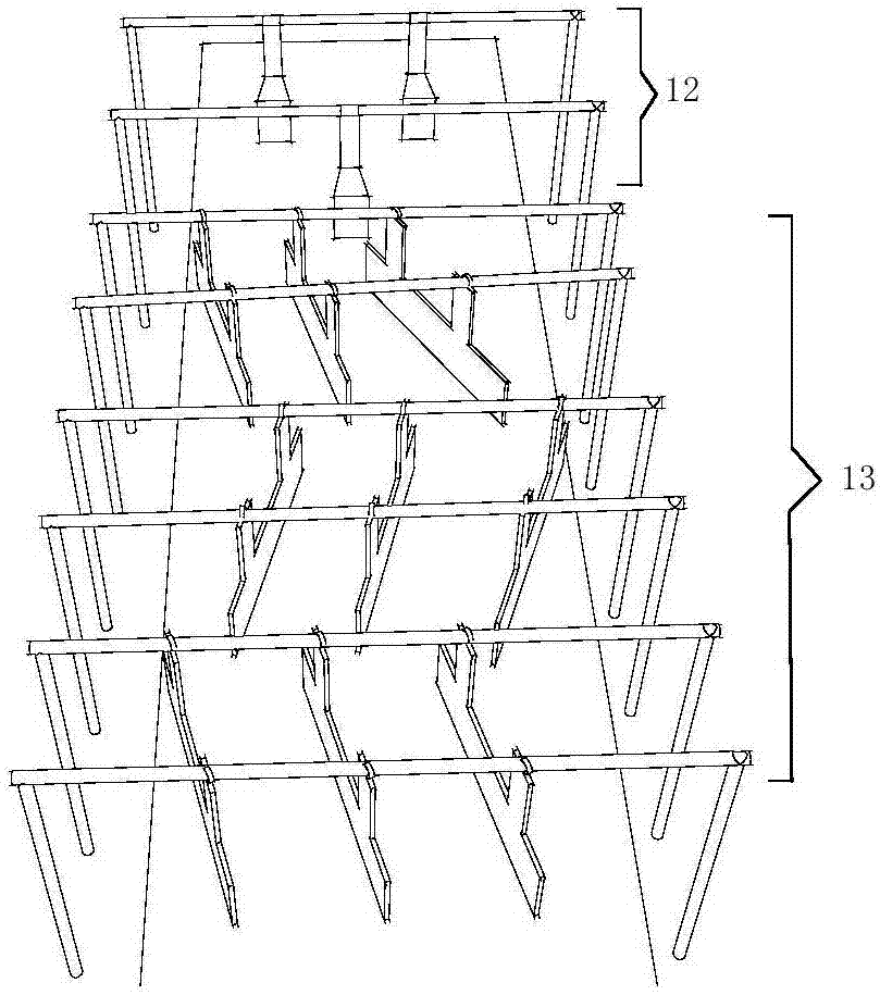 Coal and gangue sorting device and system