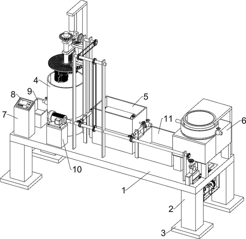 Pretreatment device for preparing toona sinensis-flavor seasoning oil based on two-phase extraction