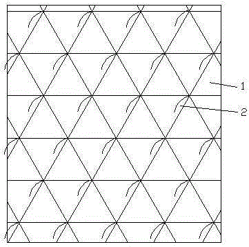 Vertical-line knitted looped textile fabric