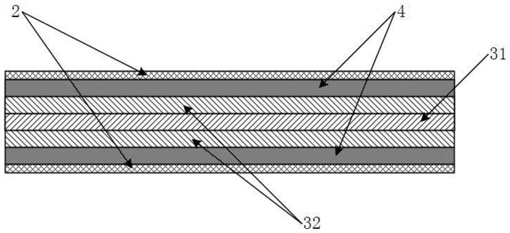 High-strength composite film and preparation process thereof