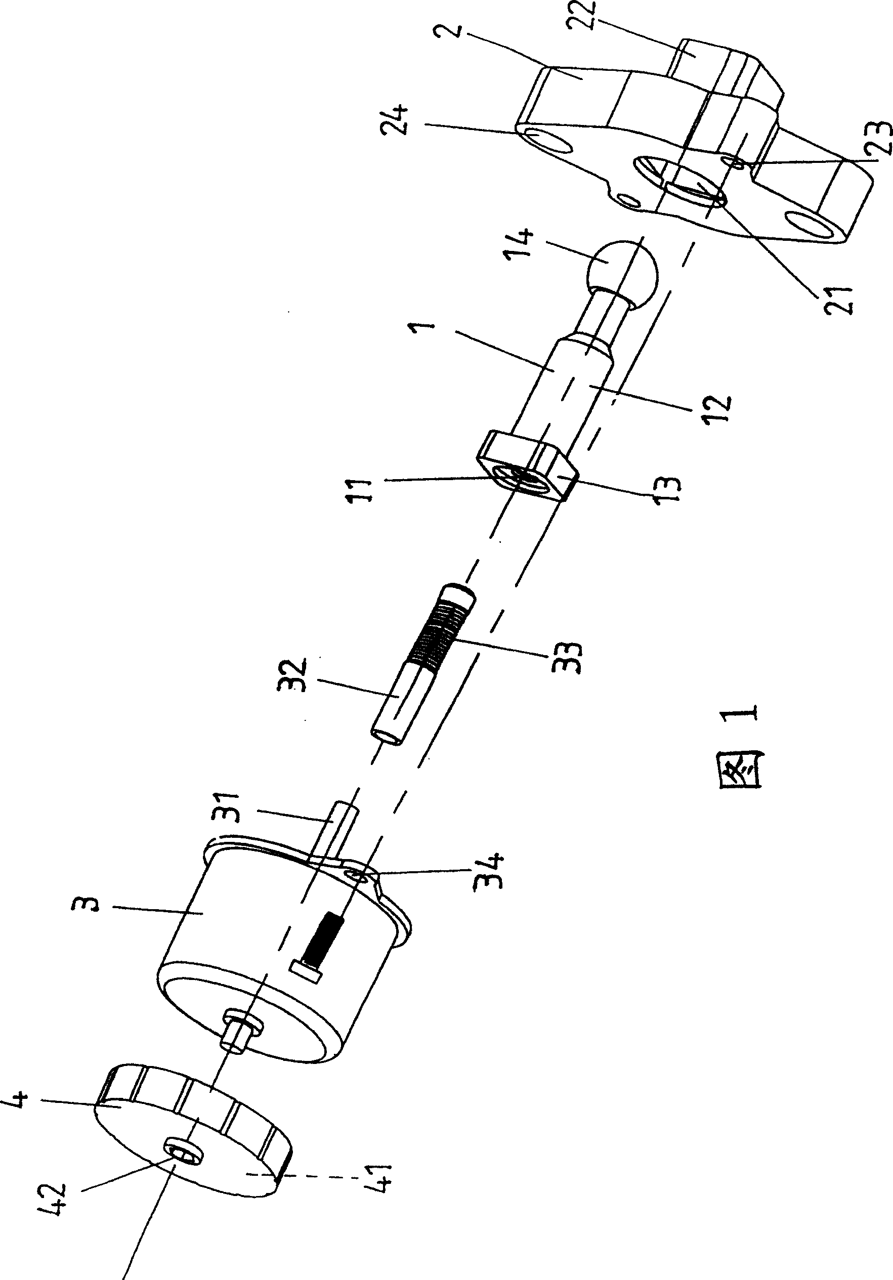 Headlight irradiation position regulator