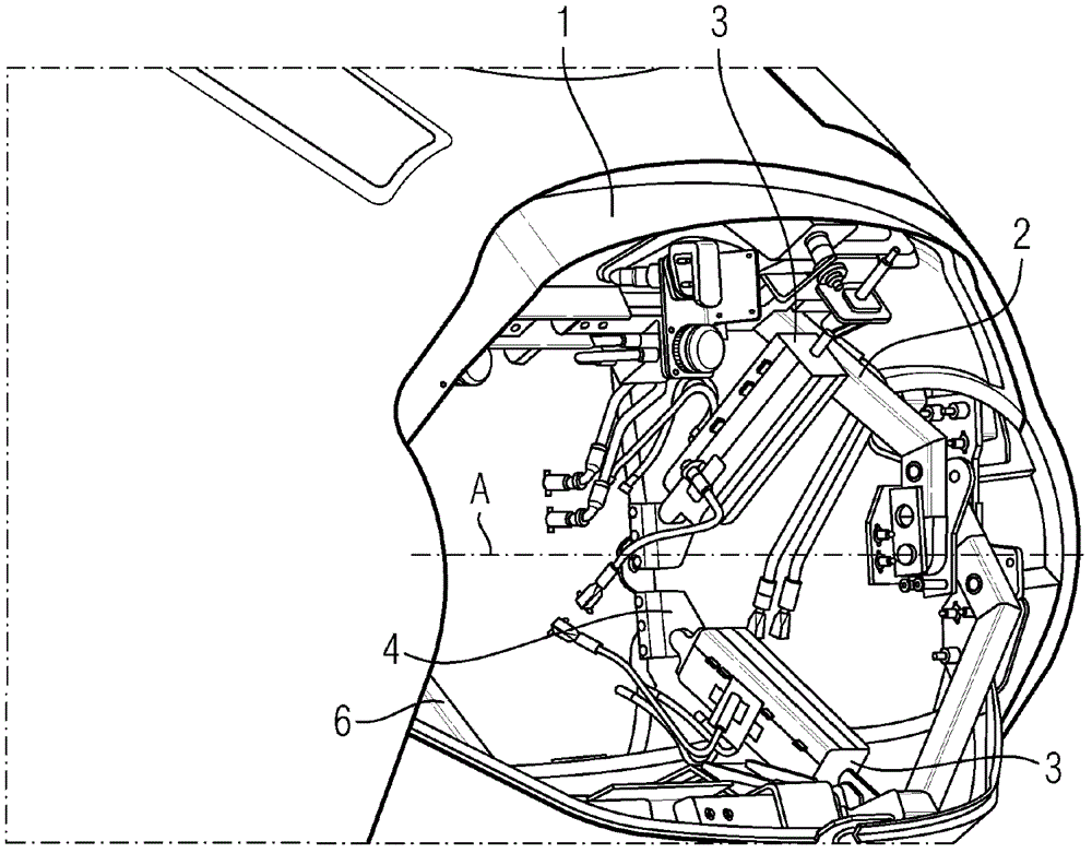 Railway vehicle having front coupling cover