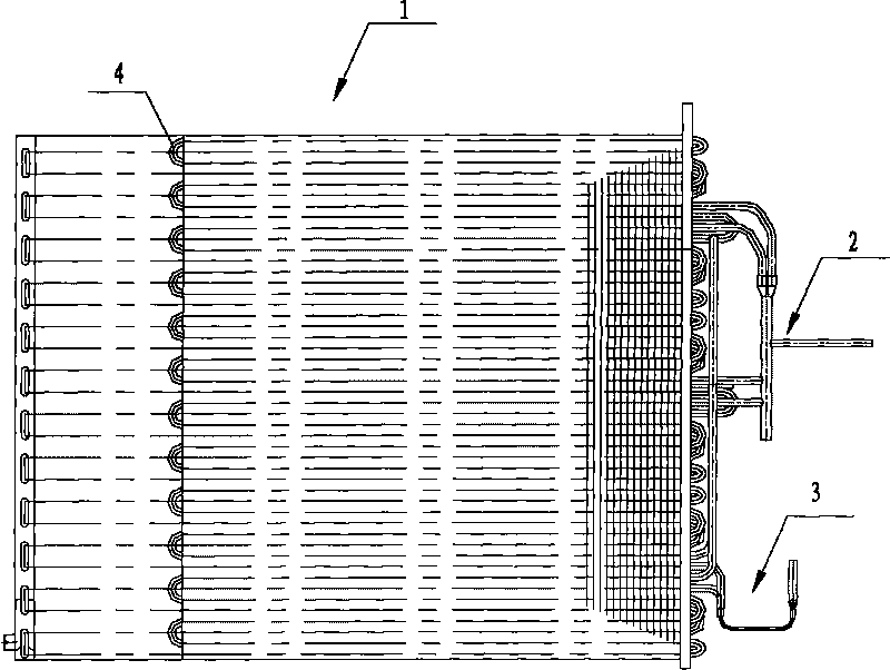 High-efficiency condenser and air conditioner with same
