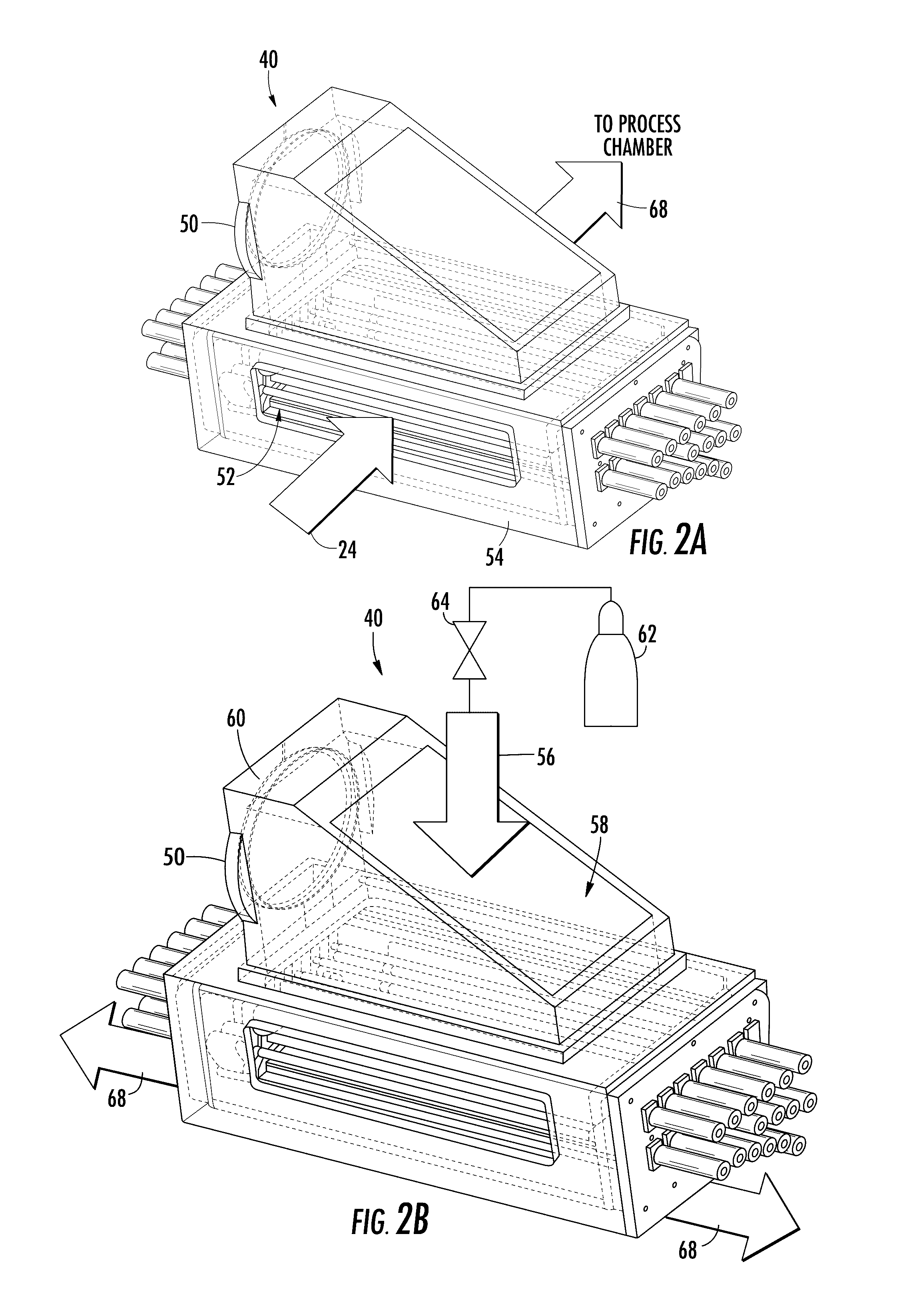 In-situ plasma cleaning of process chamber components