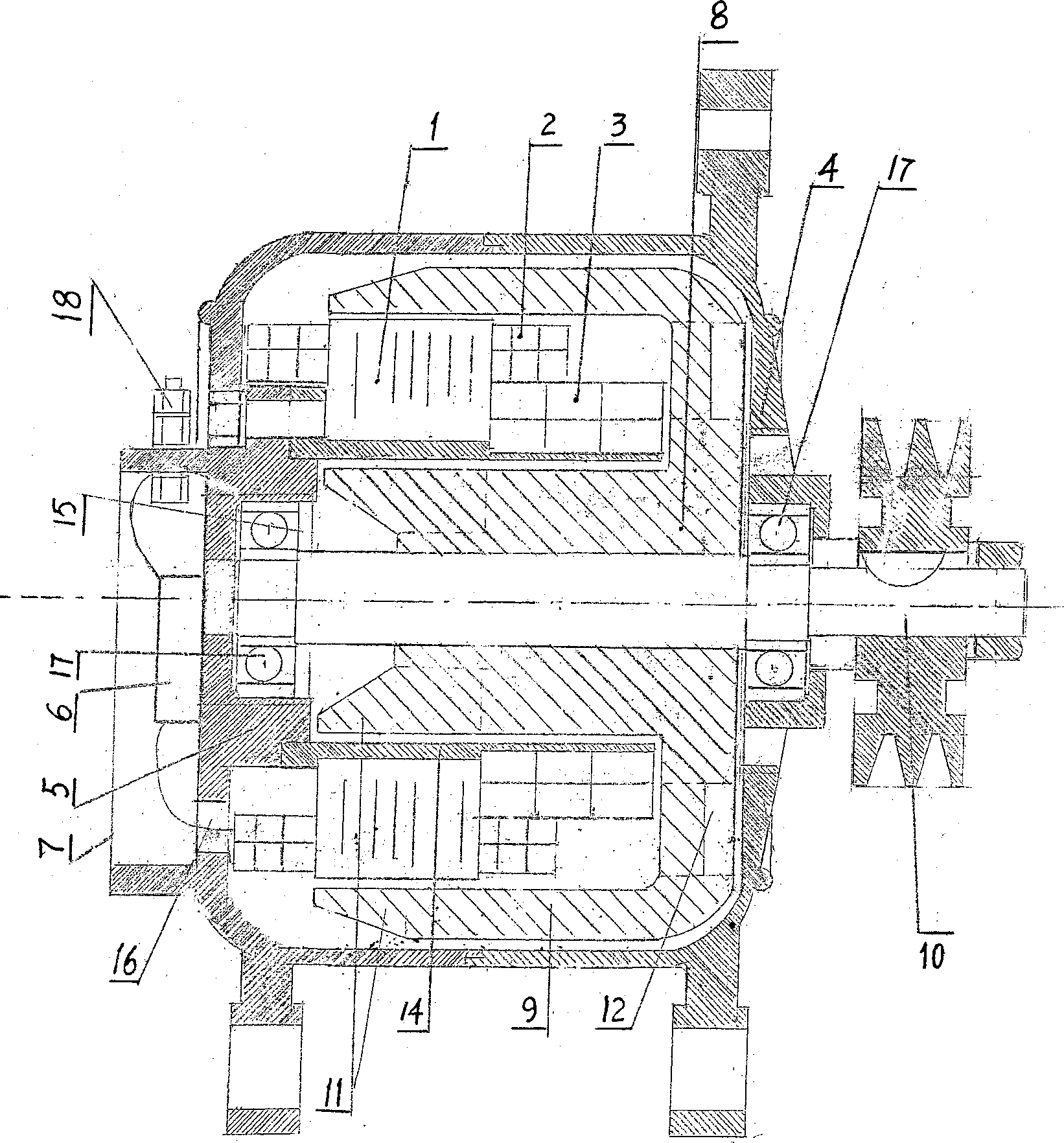 Bi-rotation electric generator