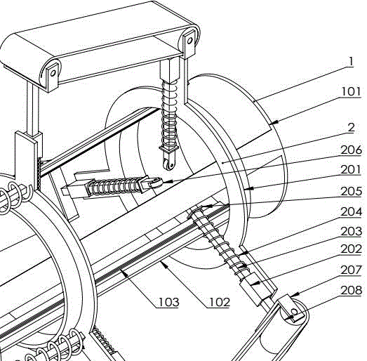 Intelligent pipeline climbing robot