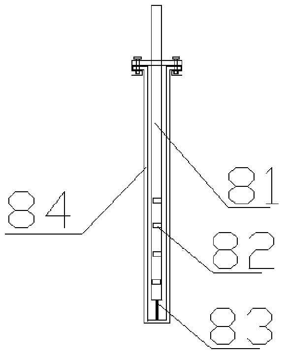 Microwave reaction device using coaxial leaky antenna and application of microwave reaction device using coaxial leaky antenna