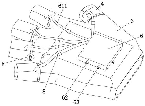 Glove for relieving peripheral neurotoxicity symptoms caused by chemotherapy