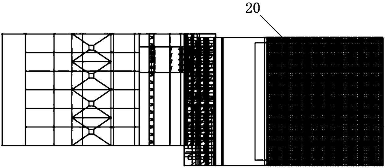 System for direct-injection removing NOX and SO3 in bypass flues of boiler