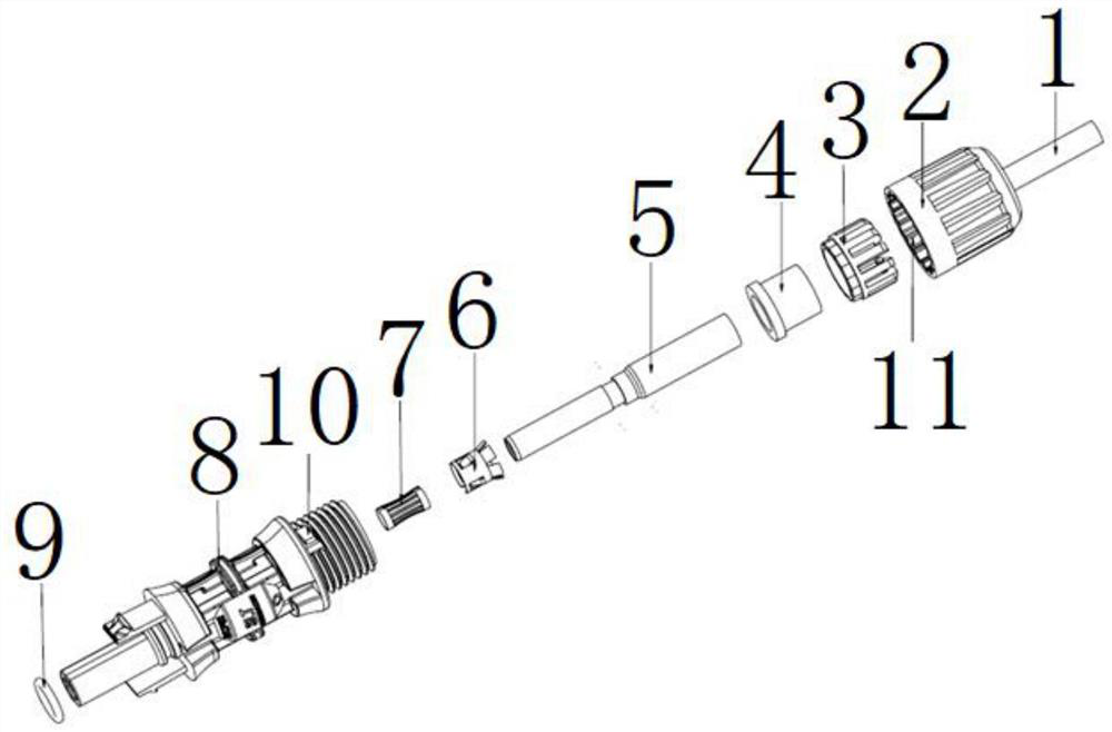 Direct insertion type copper-aluminum connector