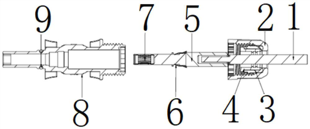 Direct insertion type copper-aluminum connector