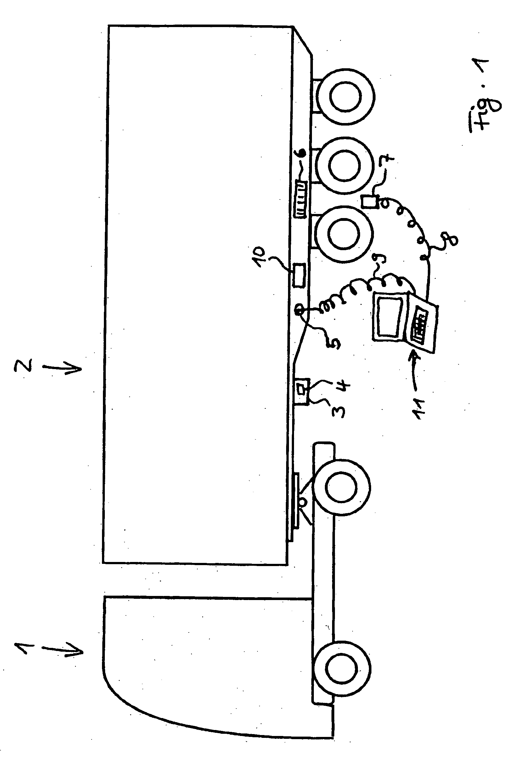 Commercial vehicle trailer with an electronically controlled braking system