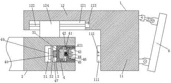 A liquid crystal display device with adjustable angle