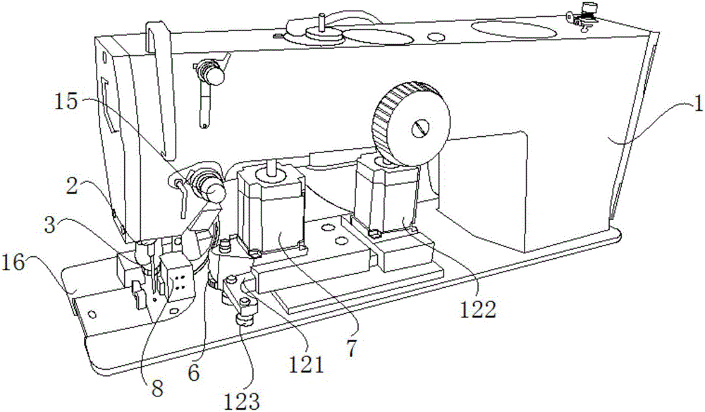 Full-automatic template machine provided with gear