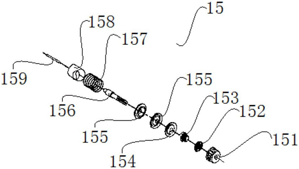 Full-automatic template machine provided with gear