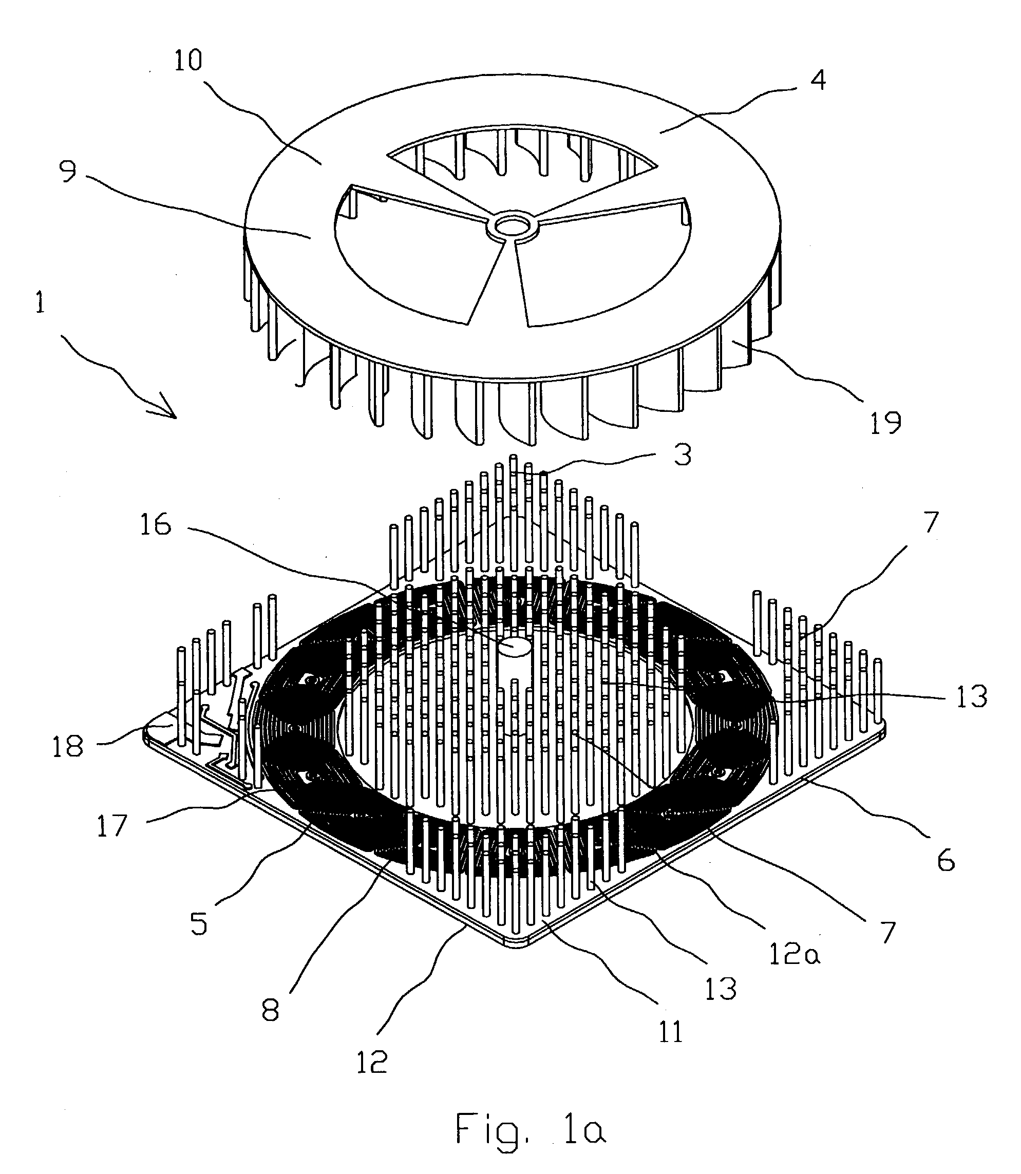 Apparatus for cooling of electronic components