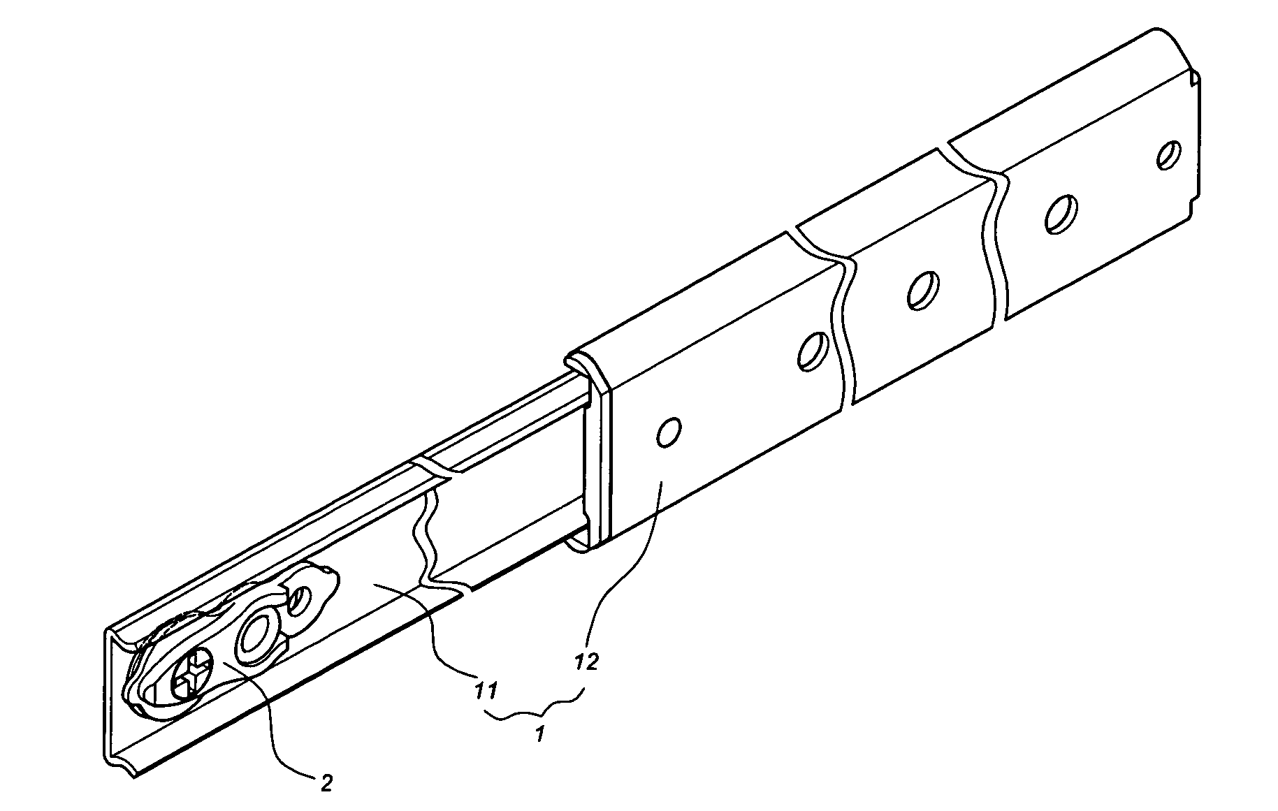 Drawer slide assembly having an adjustment mechanism