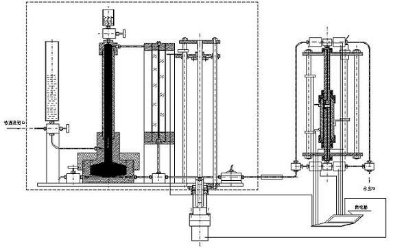 High-temperature high-pressure oil and water two-phase metering device