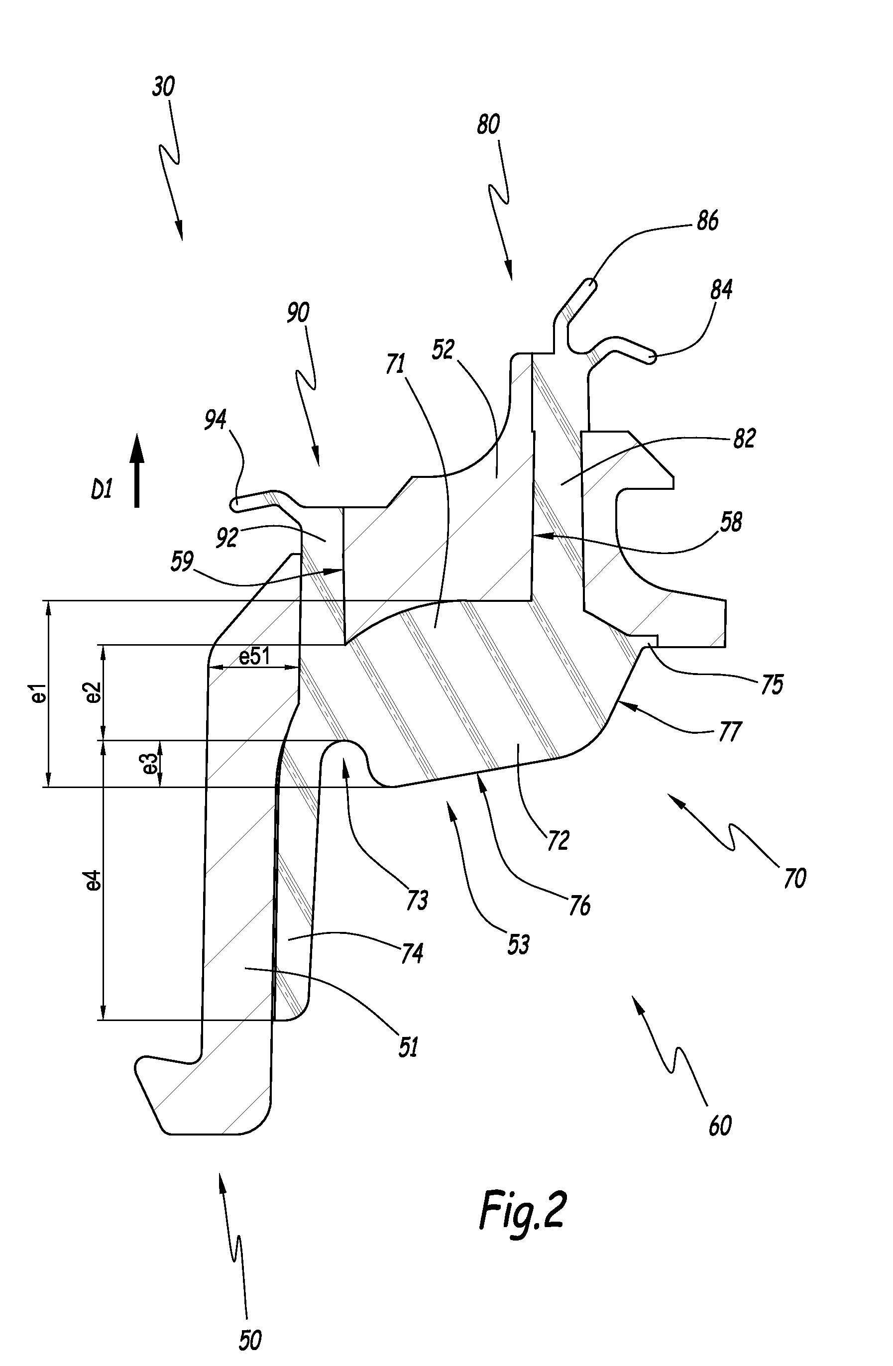 Suspension bearing device, motor vehicle equipped with such a strut bearing device and manufacturing method