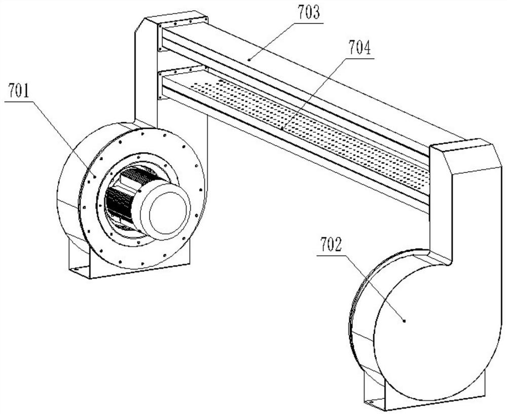 Textile dyeing and finishing integrated production system with cold air function