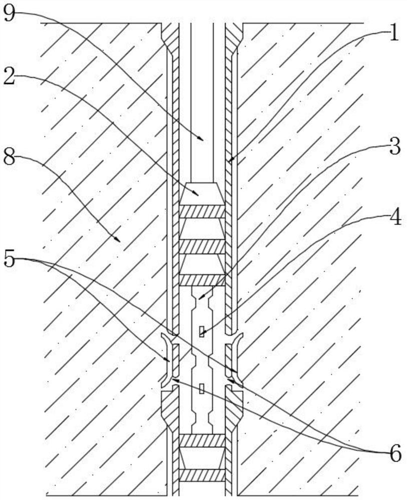 Tunnel ground surface directional large-diameter deep hole grouting device and grouting method