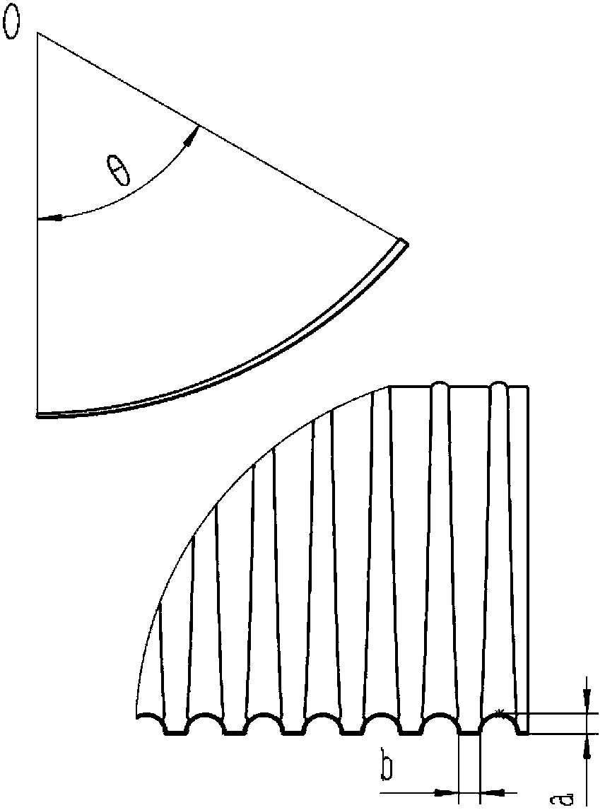 Aerodynamic bearing with radially distributed and overlapped elastic foil
