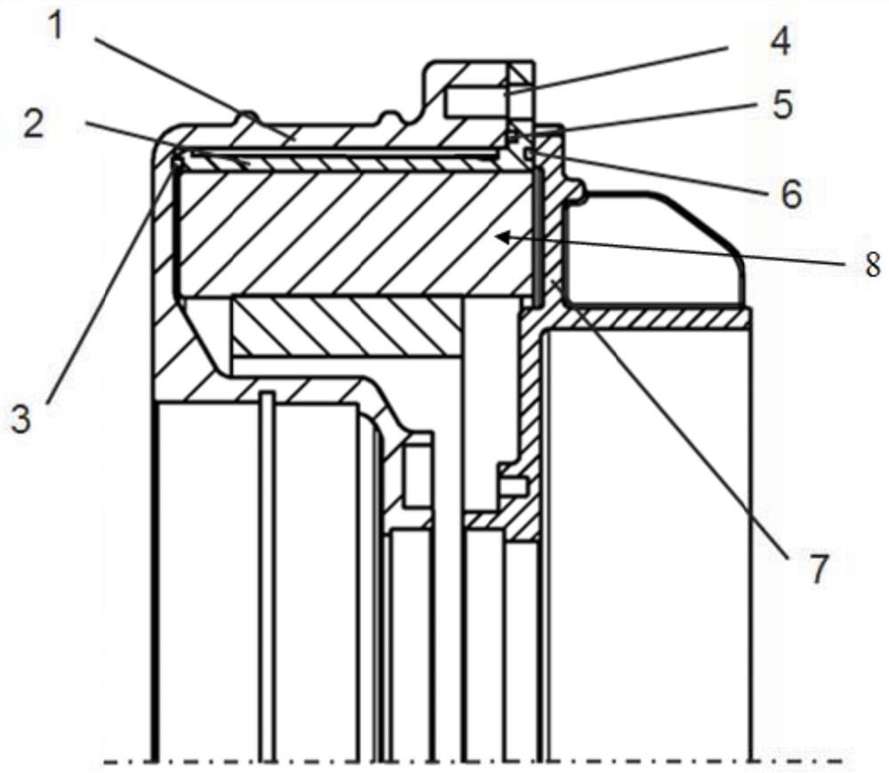 A liquid-cooled hub motor and motor vehicle