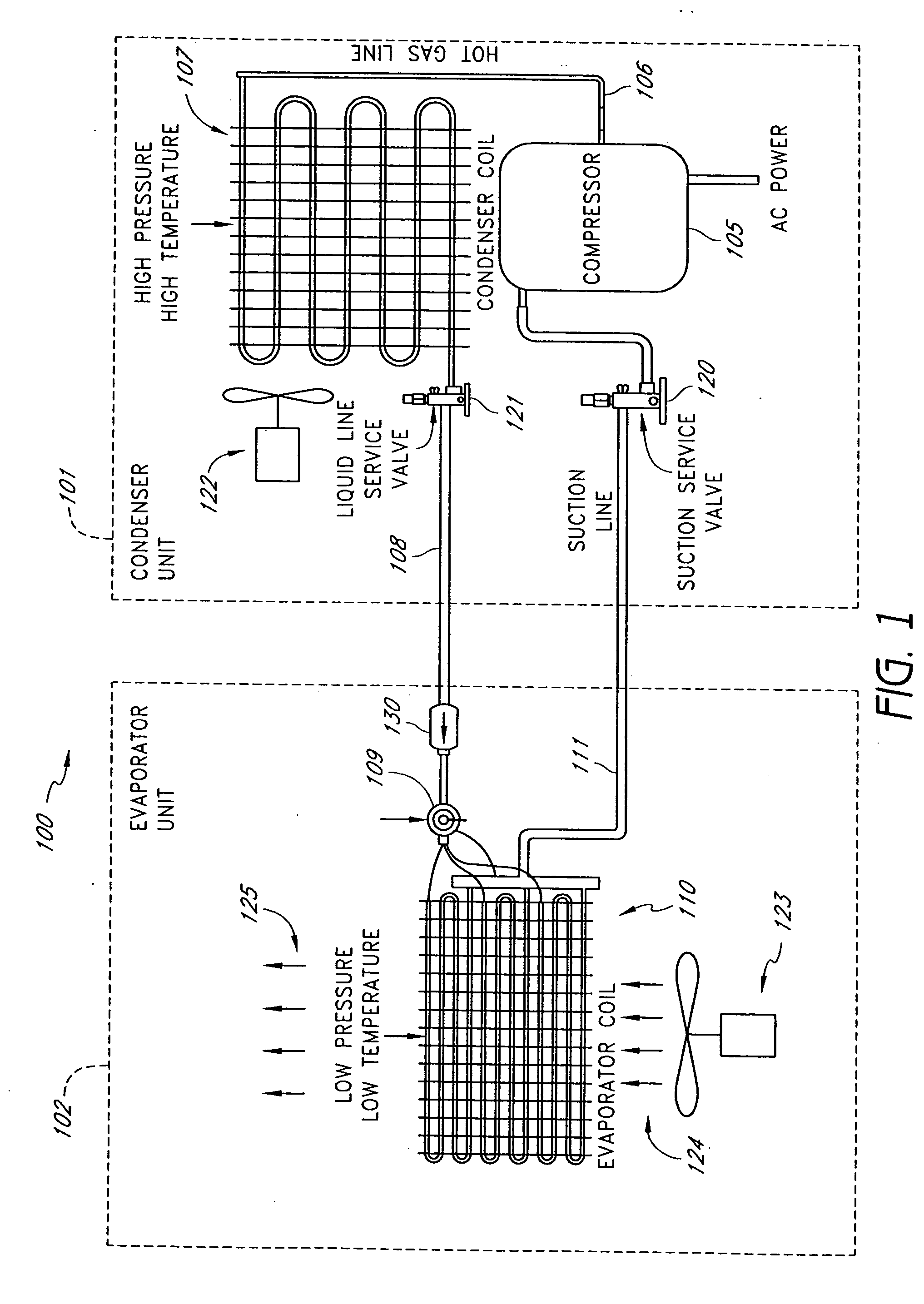 Method and apparatus for monitoring a calibrated condenser unit in a refrigerant-cycle system