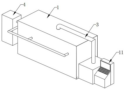 Indoor experimental device for road surface icing detection