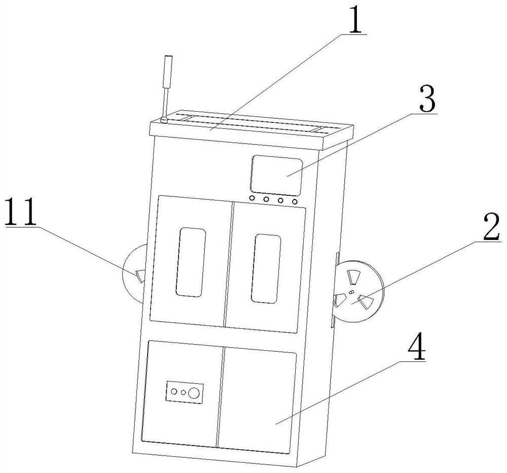 Device for automatically testing braiding machine