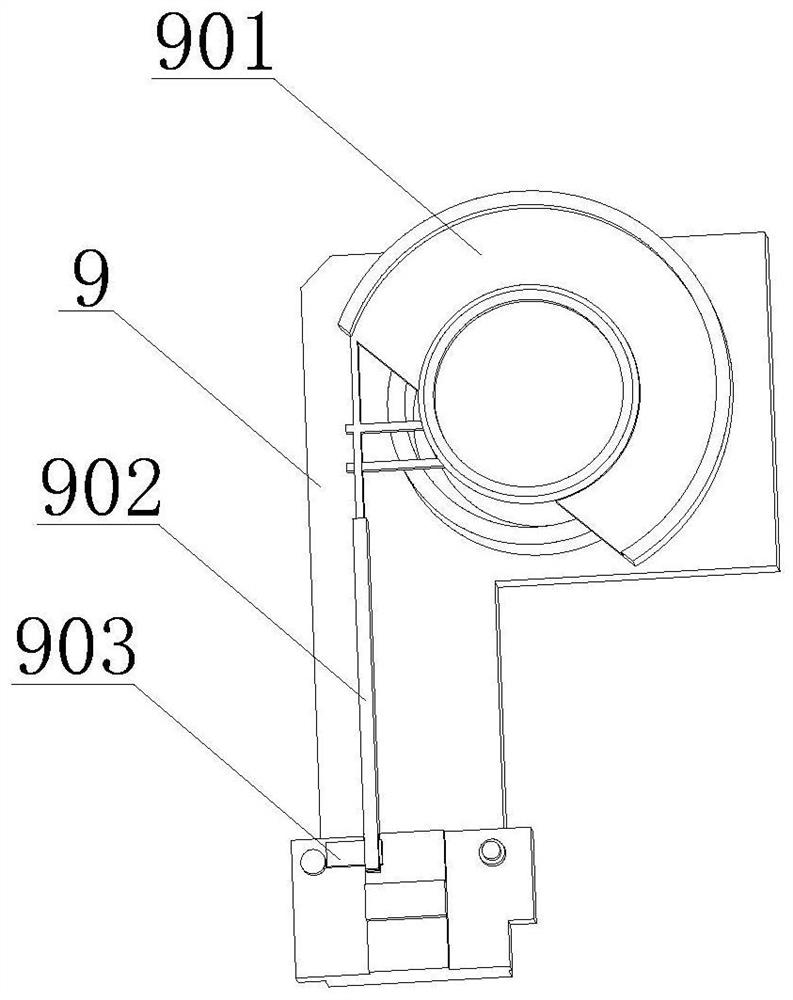 Device for automatically testing braiding machine