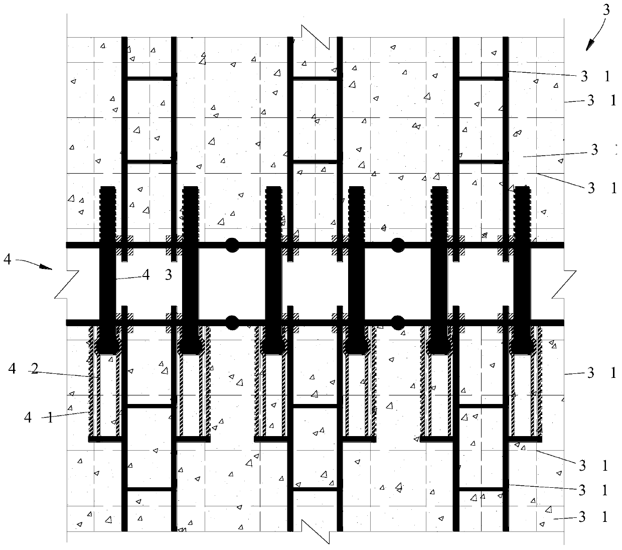 Tunnel primary supporting structure and construction method