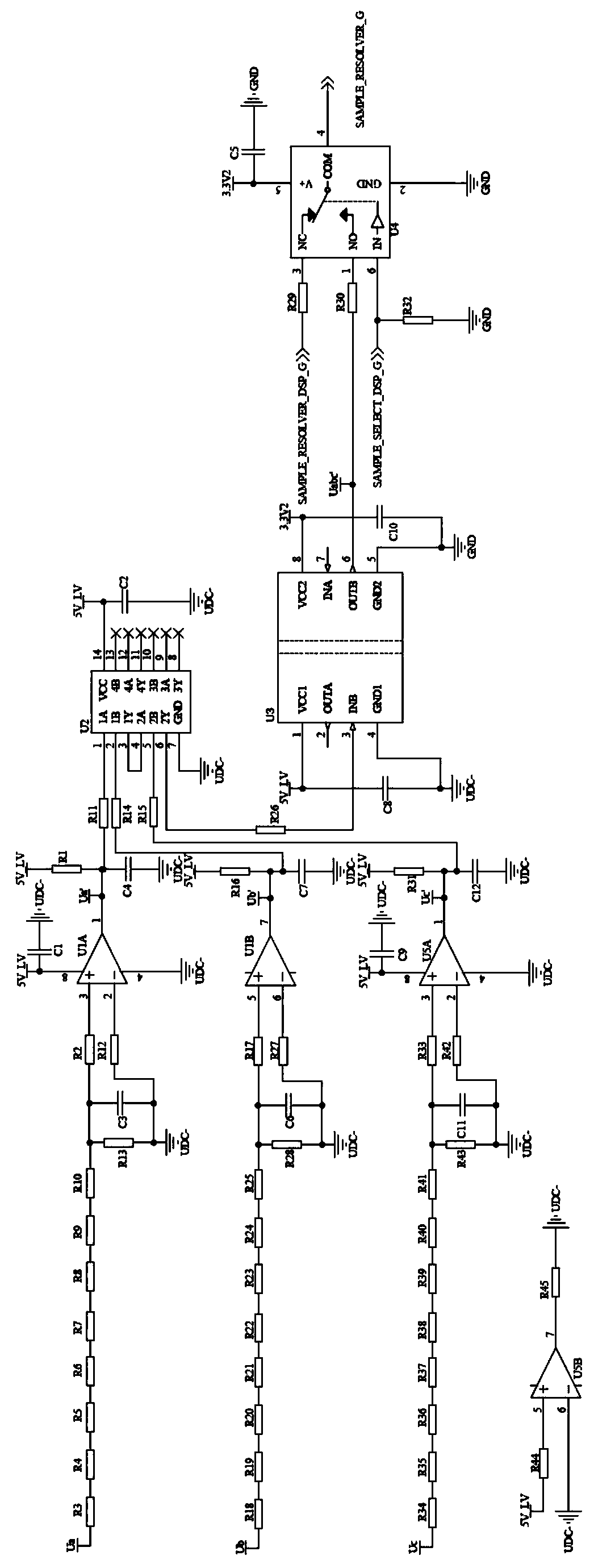 Permanent magnet synchronous motor resolver zero position calibration circuit
