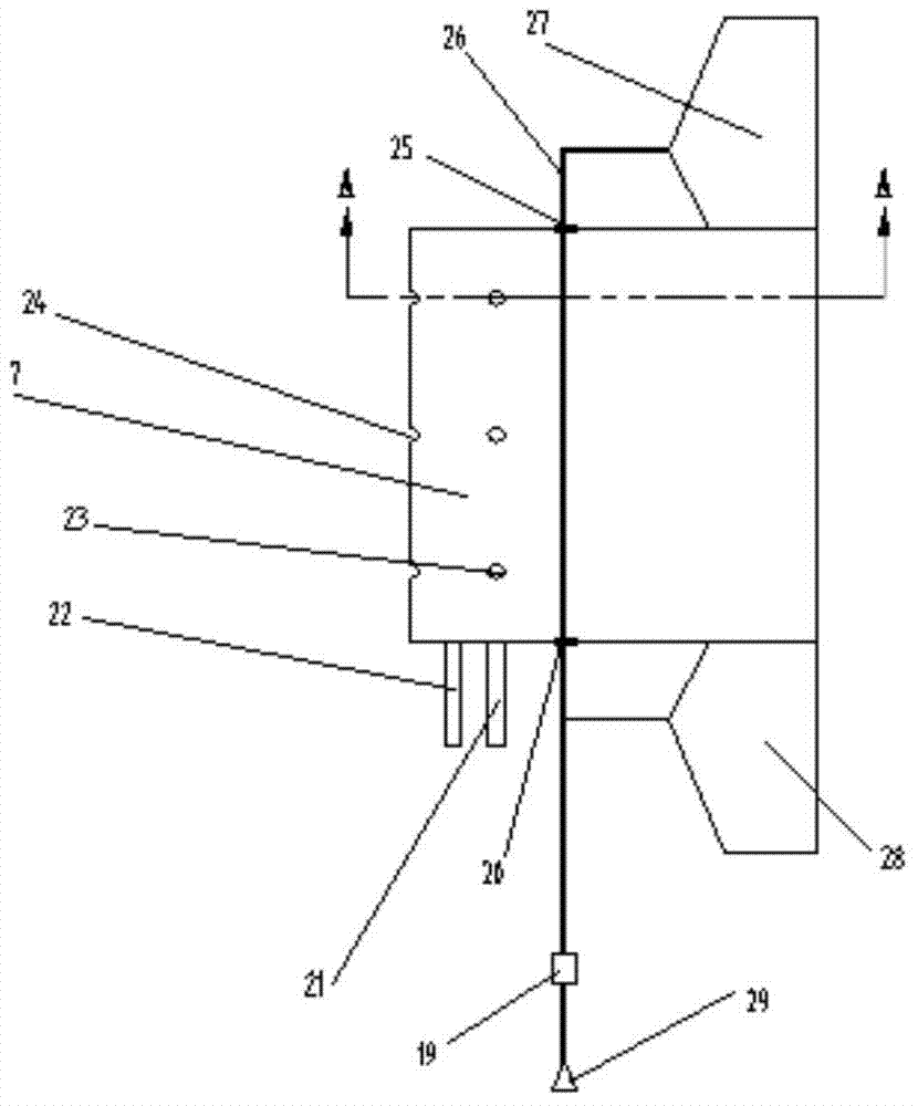 Nozzle wind speed measurement system and method suitable for cold state test of pulverized coal burner