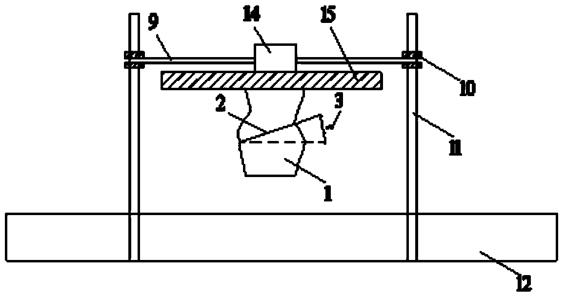Tension experiment device and method of columnar jointing structural surface