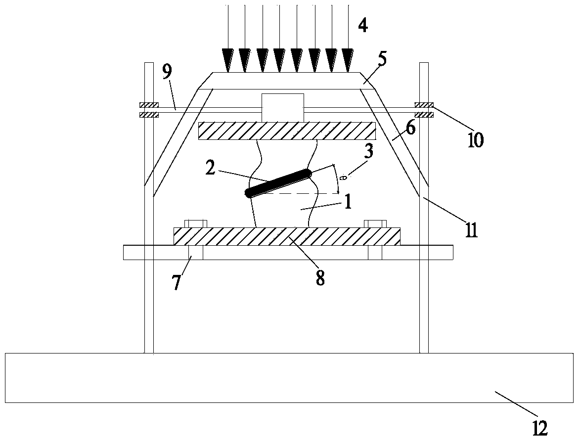 Tension experiment device and method of columnar jointing structural surface